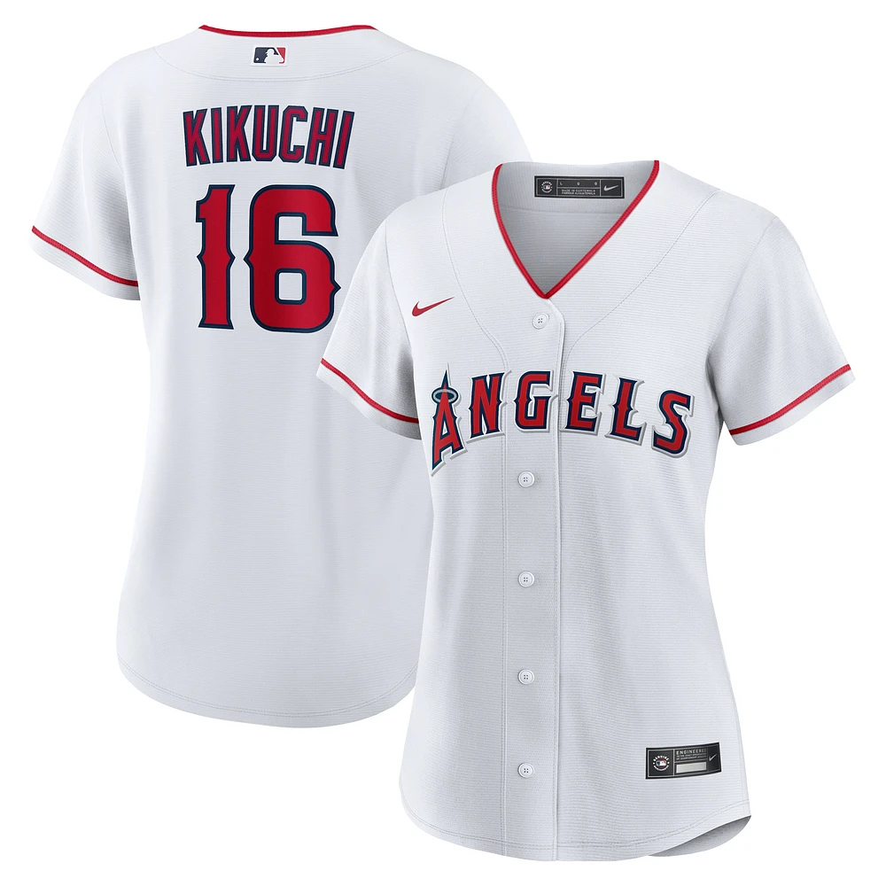 Women's Nike Yusei Kikuchi White Los Angeles Angels Home Replica Jersey