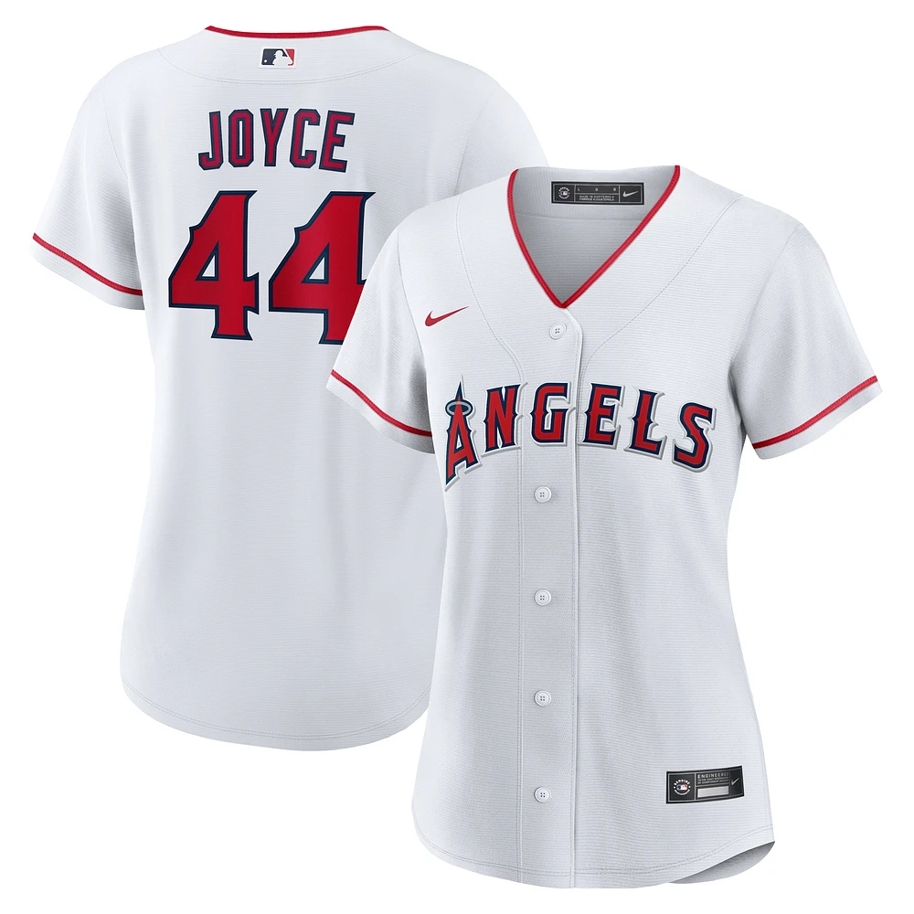 Women's Nike Ben Joyce White Los Angeles Angels Home Replica Jersey