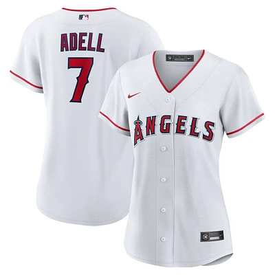 Women's Nike Jo Adell White Los Angeles Angels Home Replica Jersey