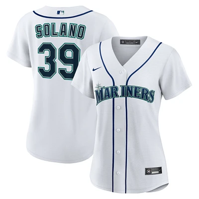 Women's Nike Donovan Solano White Seattle Mariners Home Replica Jersey
