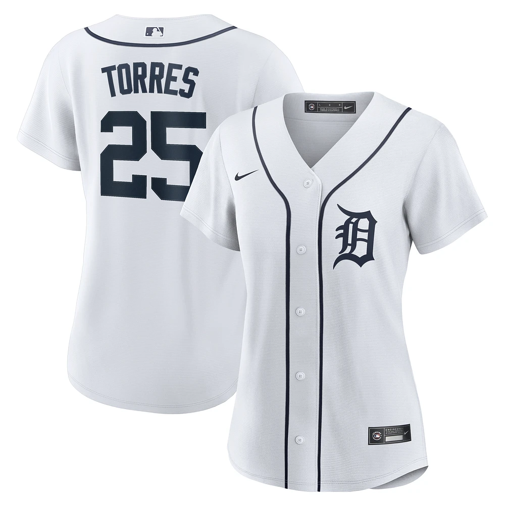 Women's Nike Gleyber Torres White Detroit Tigers Home Replica Jersey