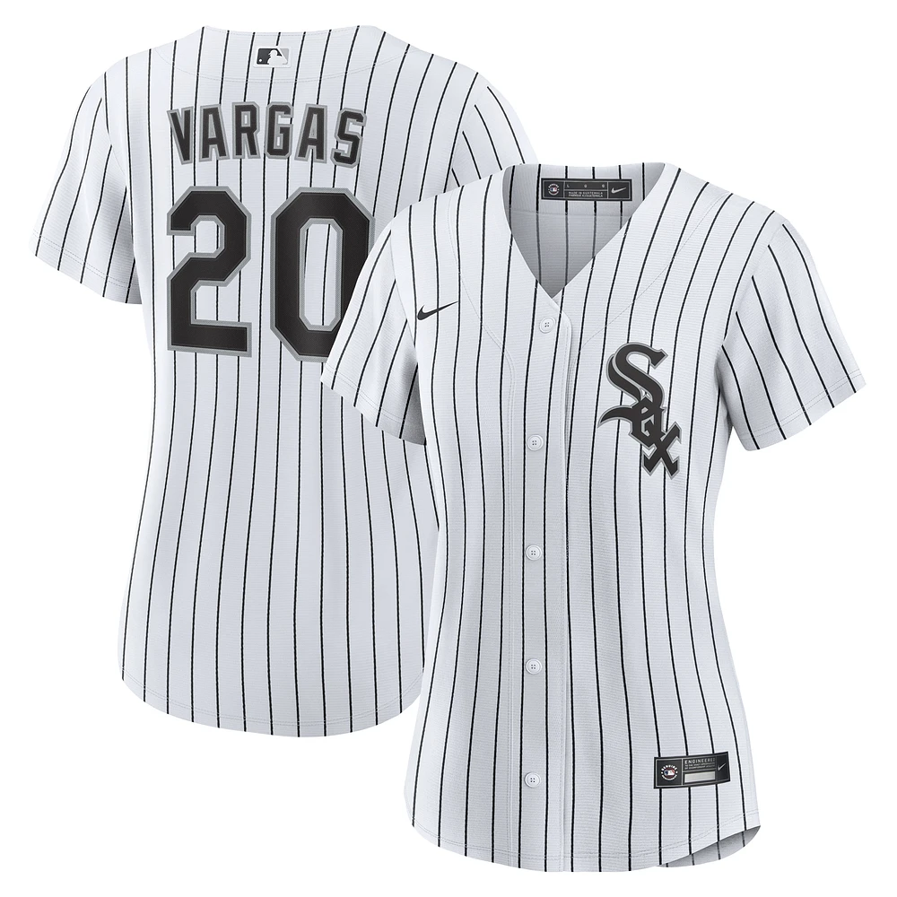 Women's Nike Miguel Vargas White Chicago Sox Home Replica Jersey