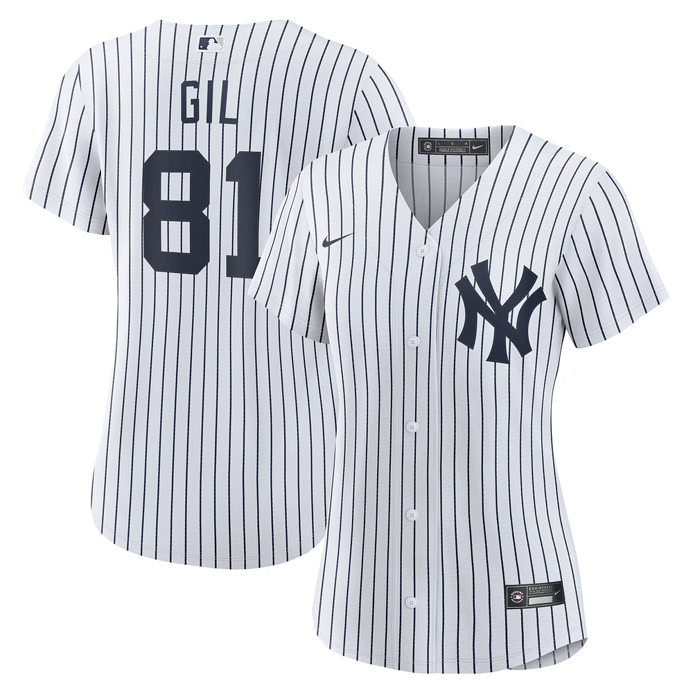 Women's Nike Luis Gil White New York Yankees Home Replica Jersey