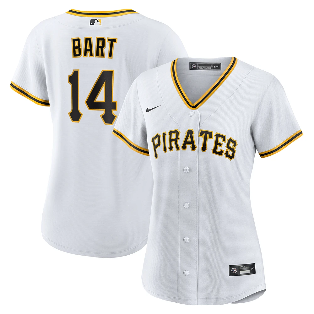 Women's Nike Joey Bart White Pittsburgh Pirates Home Replica Jersey