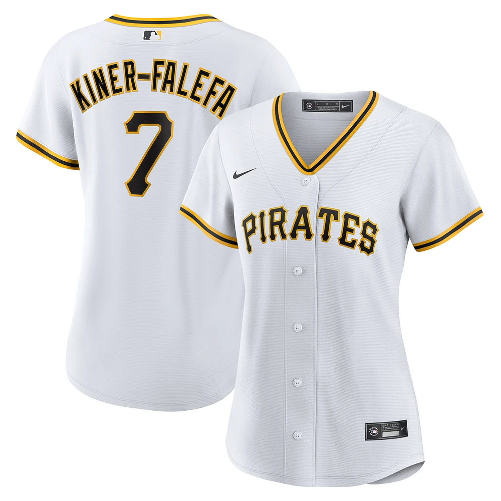 Women's Nike Isiah Kiner-Falefa White Pittsburgh Pirates Home Replica Jersey