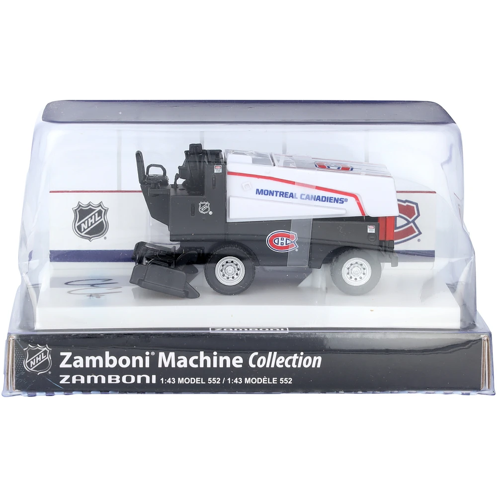 Cole Caufield Montreal Canadiens Autographed 1:43 Scale Die-Cast Zamboni