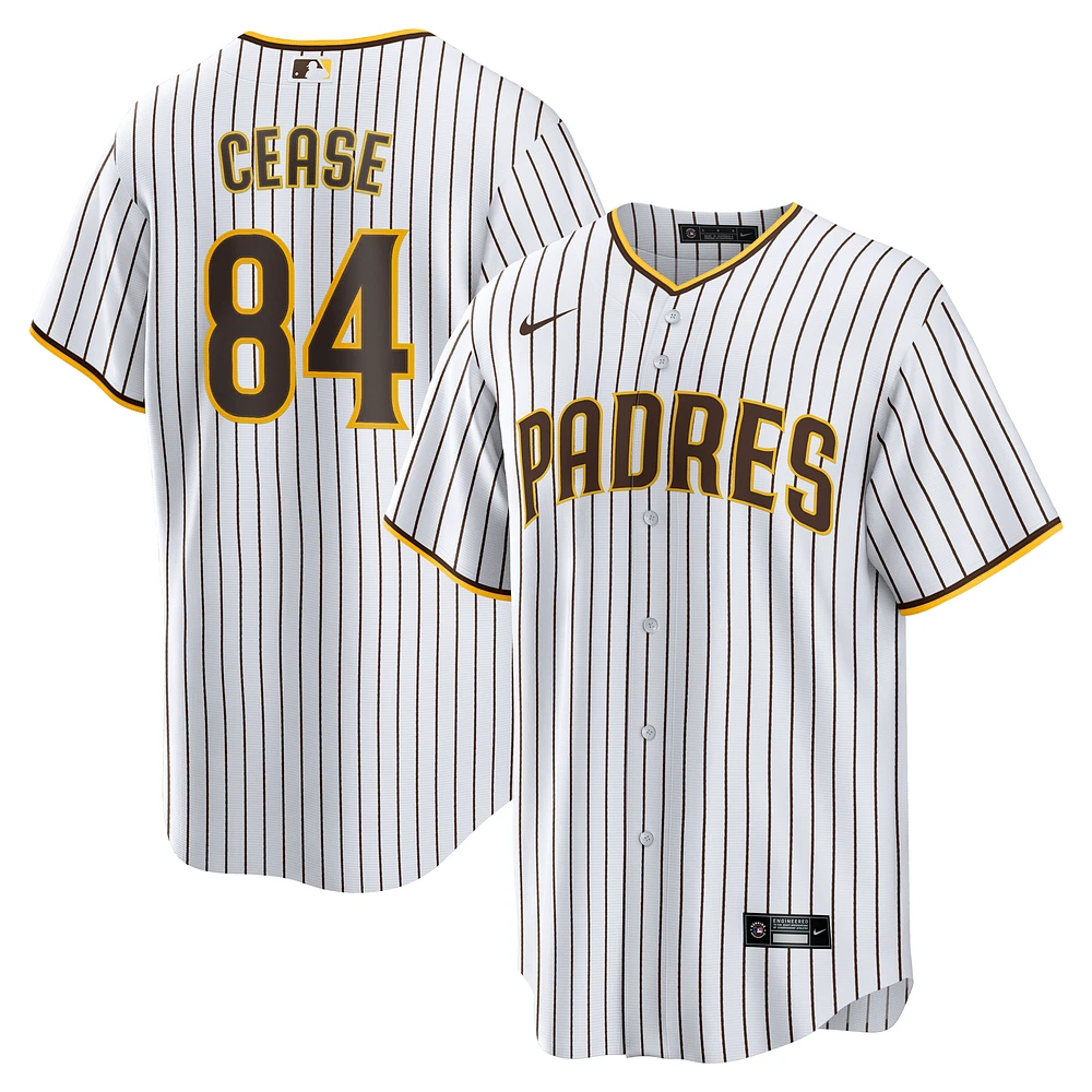Men's Nike Dylan Cease White San Diego Padres Home Replica Jersey