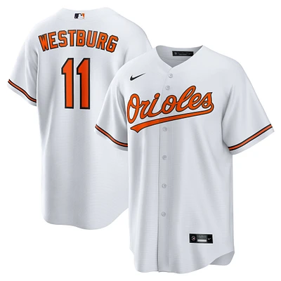 Men's Nike Jordan Westburg White Baltimore Orioles Home Replica Jersey