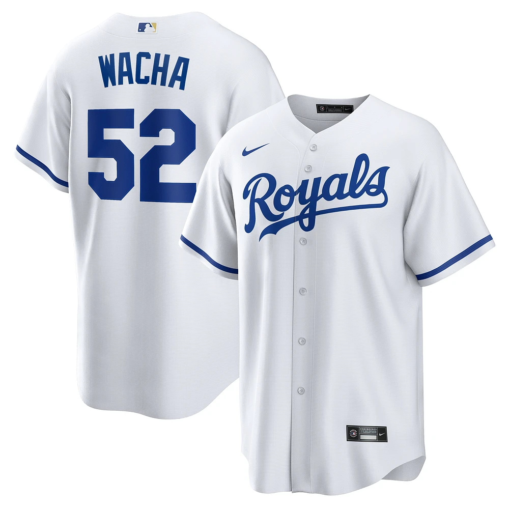 Men's Nike Michael Wacha White Kansas City Royals Home Replica Jersey
