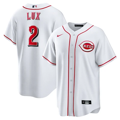 Men's Nike Gavin Lux White Cincinnati Reds Home Replica Jersey