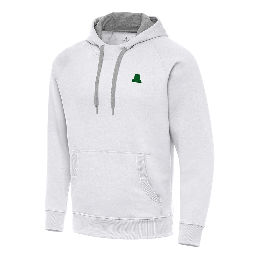 Men's Antigua Arizona Wildcats St. Patrick's Day Fleece Raglan Victory Pullover Hoodie