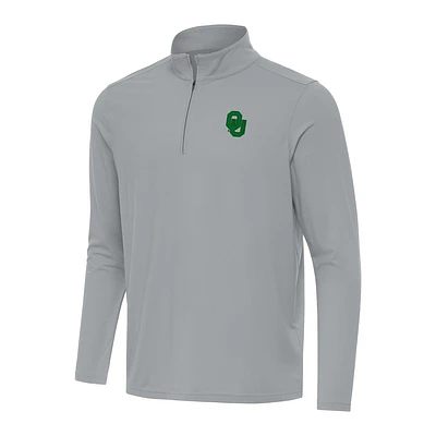 Men's Antigua Oklahoma Sooners St. Patrick's Day Intent Quarter-Zip Pullover