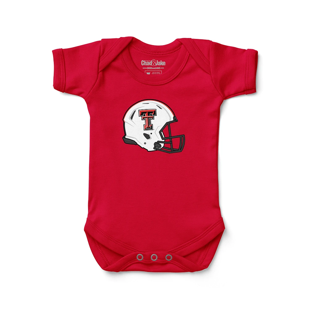 Infant Chad & Jake Red Texas Tech Raiders Logo Bodysuit