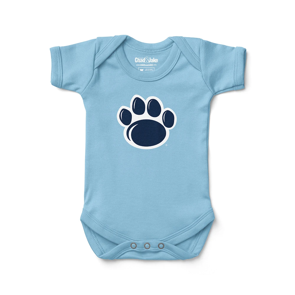 Infant Chad & Jake Light Blue Penn State Nittany Lions Logo Bodysuit