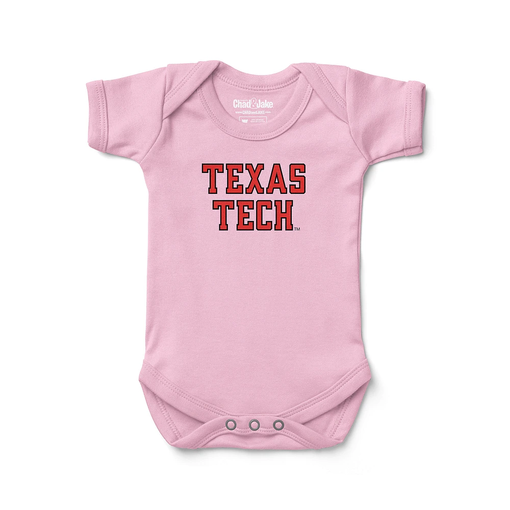 Infant Chad & Jake Light Texas Tech Red Raiders Logo Bodysuit