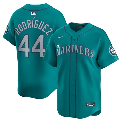 Men's Nike Julio Rodríguez Teal Seattle Mariners Alternate Limited Player Jersey