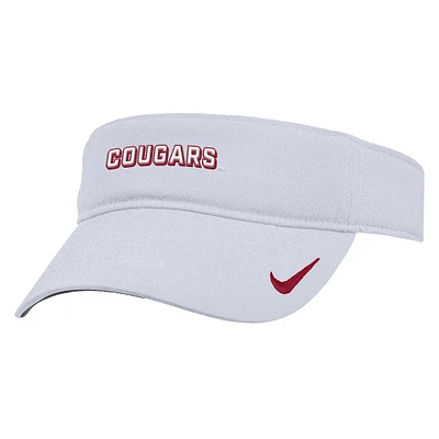 Men's Nike White Washington State Cougars 2025 On-Field Ace Performance Adjustable Visor