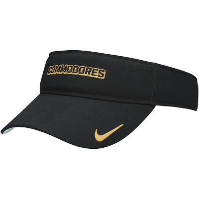 Men's Nike Vanderbilt Commodores 2025 On-Field Ace Performance Adjustable Visor