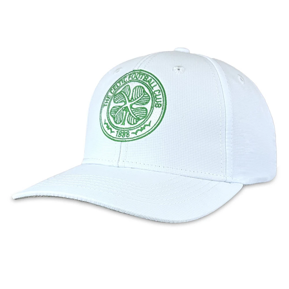 Men's 1863FC White Celtic Mono Badge Adjustable Hat
