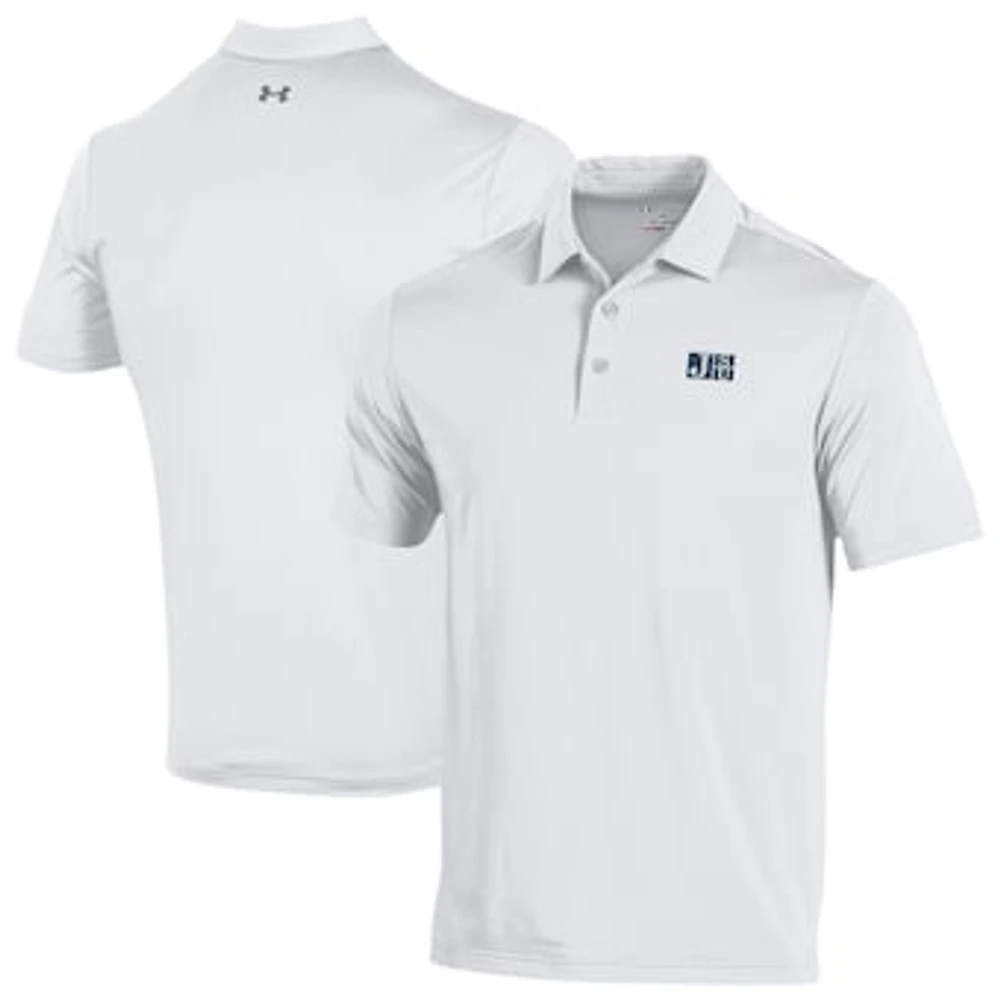 Men's Under Armour White Jackson State Tigers Performance Playoff Polo