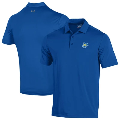 Men's Under Armour  Blue McNeese State Cowboys Performance Playoff Polo