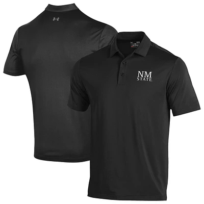 Men's Under Armour Black New Mexico State Aggies Performance Playoff Polo