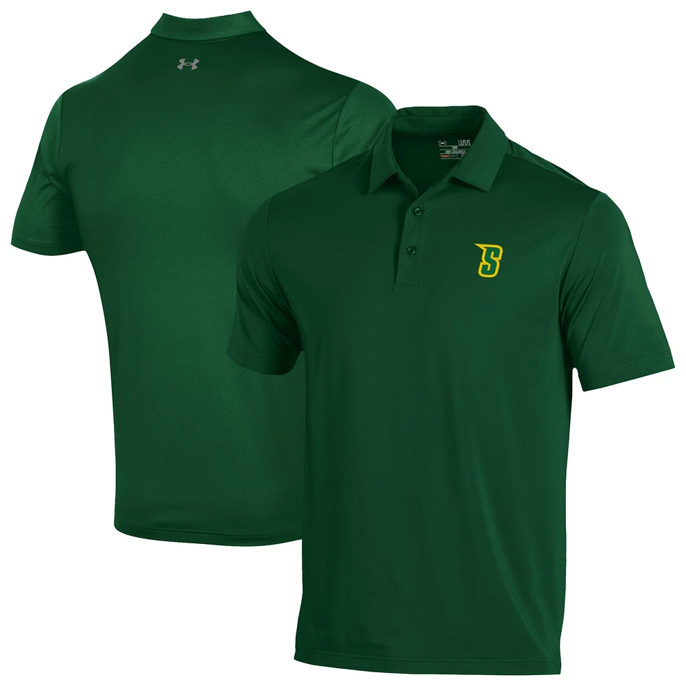 Men's Under Armour Green Siena Saints Performance Playoff Polo