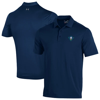 Men's Under Armour  Navy UNC Wilmington Seahawks Performance Playoff Polo