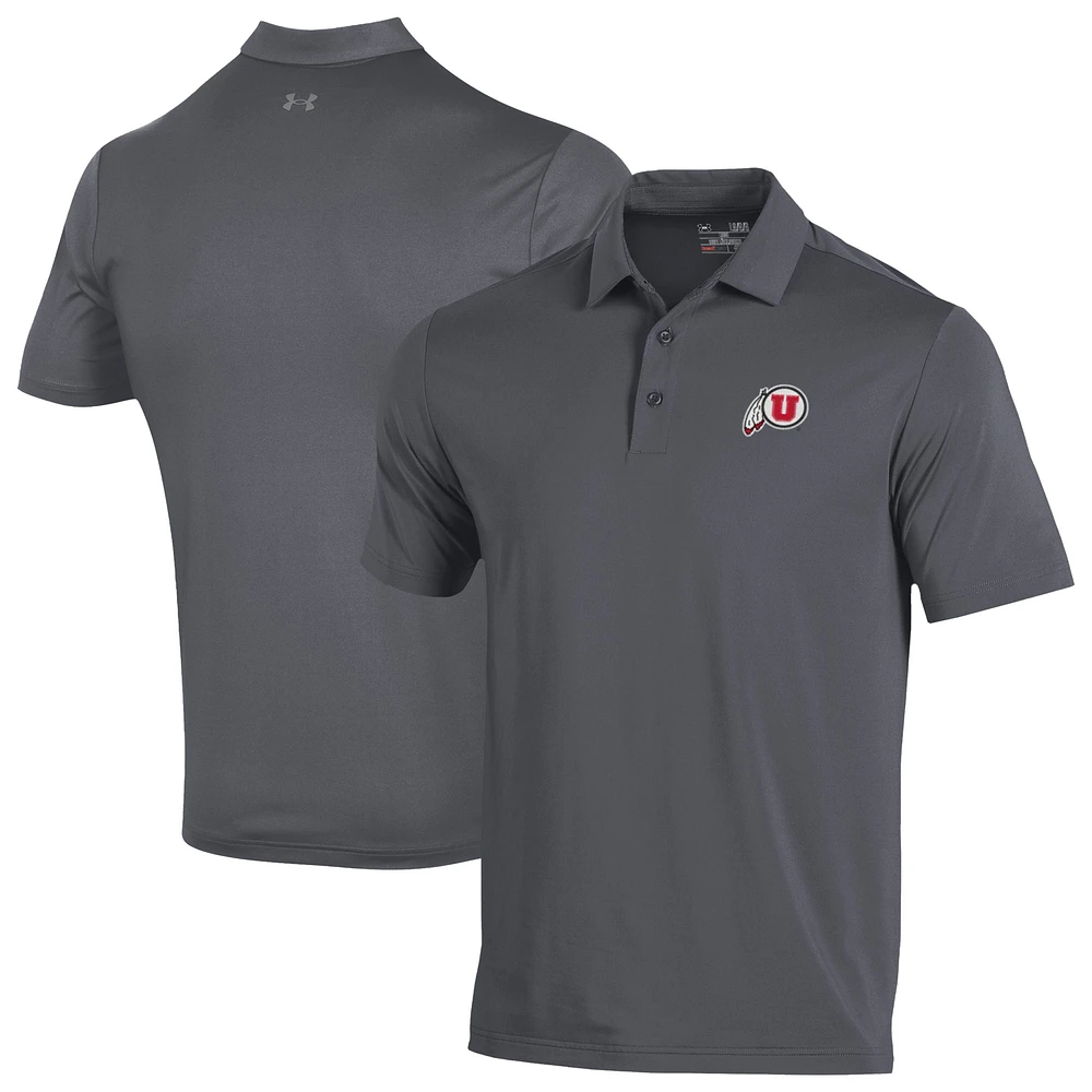 Men's Under Armour Utah Utes Performance Playoff Polo
