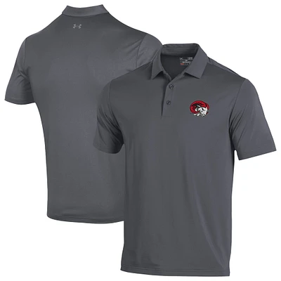 Men's Under Armour Gray Winston-Salem State Rams Performance Playoff Polo