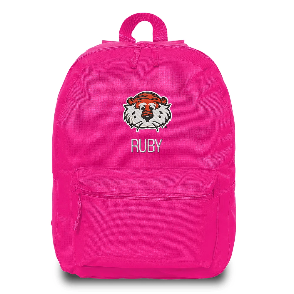 Chad & Jake Pink Auburn Tigers Personalized Backpack