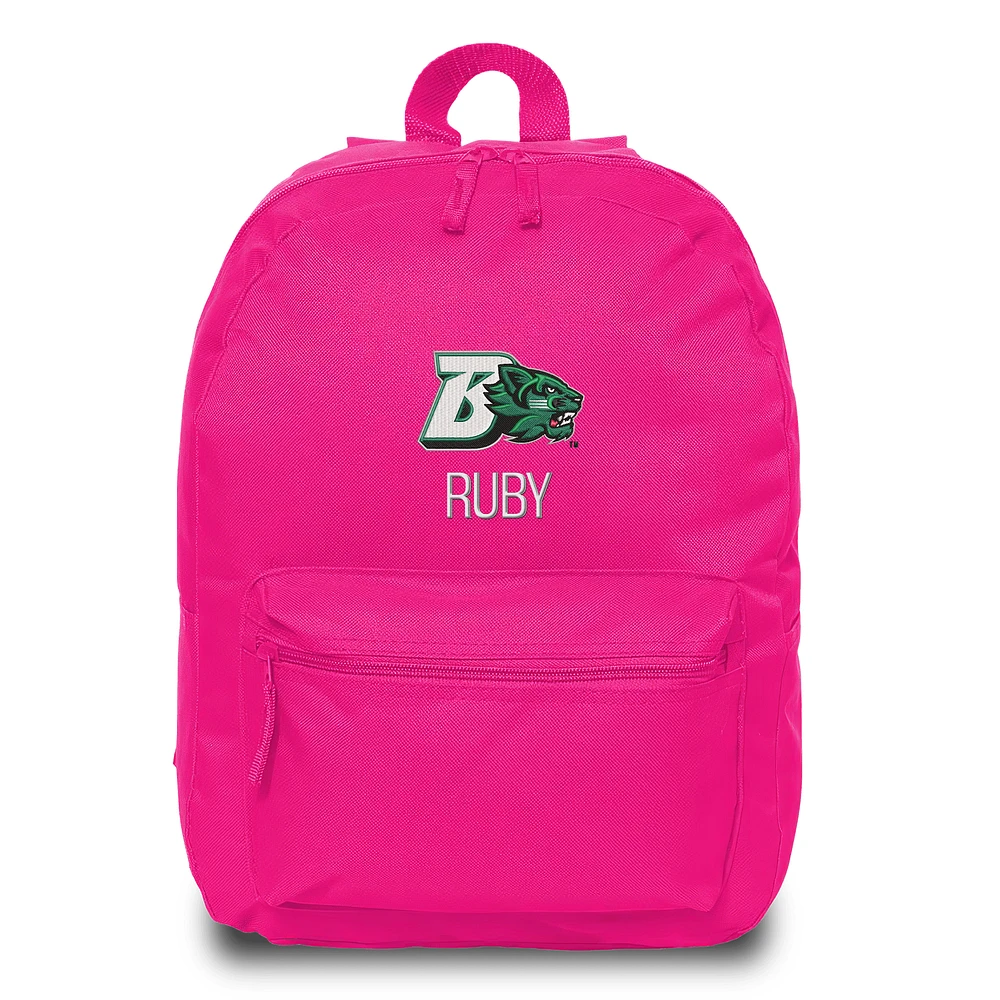 Chad & Jake Pink Binghamton Bearcats Personalized Backpack