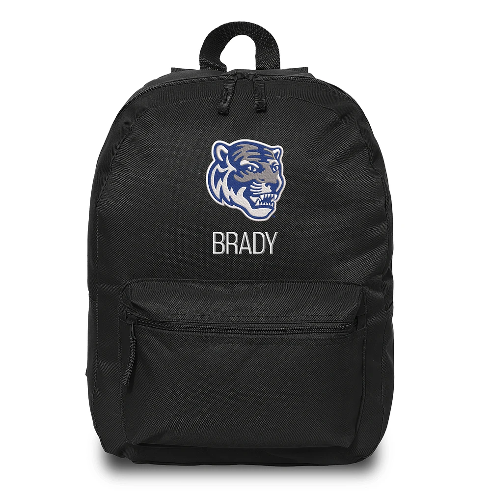 Chad & Jake Black Memphis Tigers Personalized Backpack