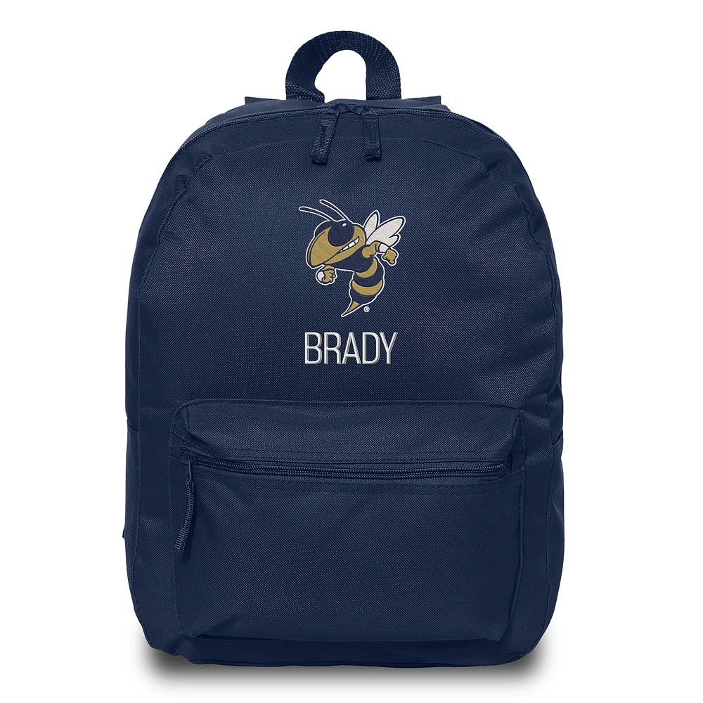 Chad & Jake Navy Georgia Tech Yellow Jackets Personalized Backpack