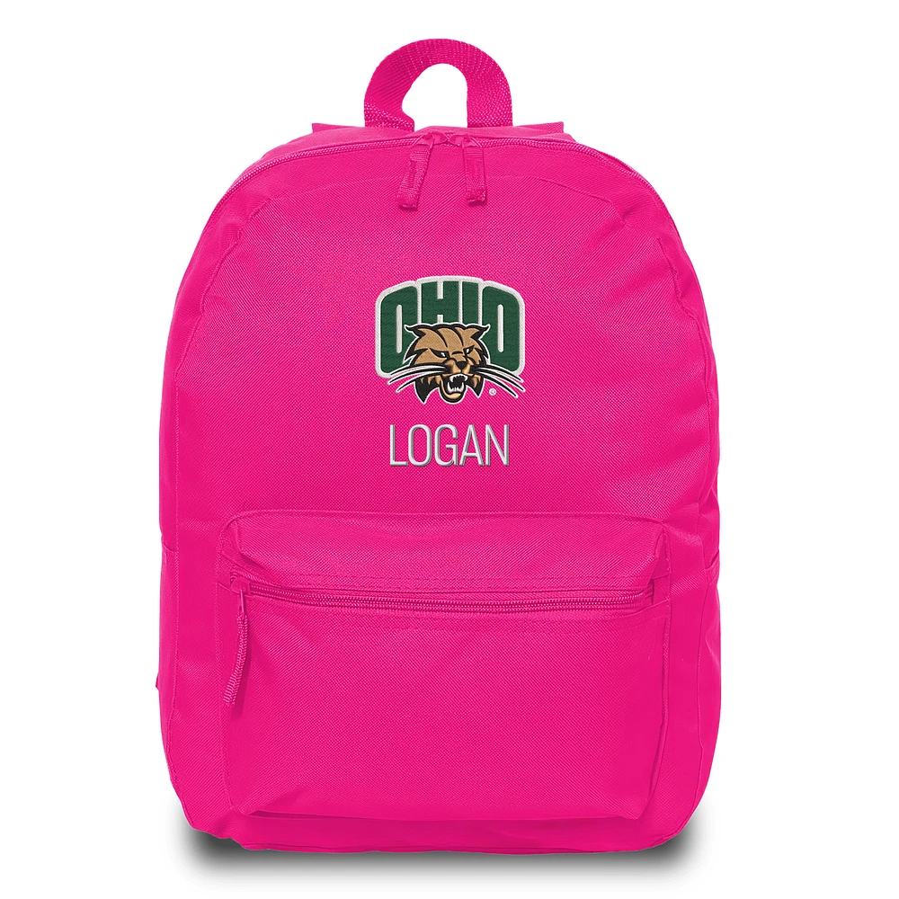 Youth Chad & Jake Ohio Bobcats Personalized Backpack