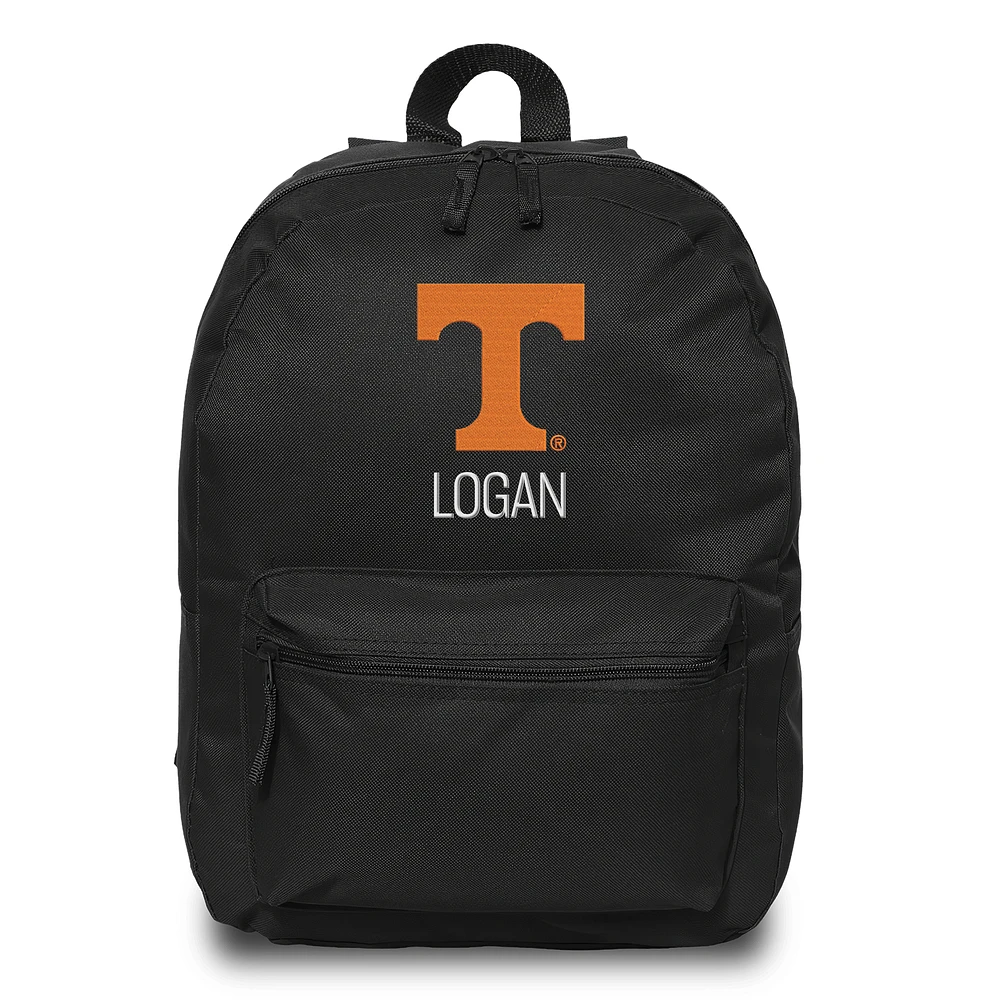 Chad & Jake Black Tennessee Volunteers Personalized Backpack