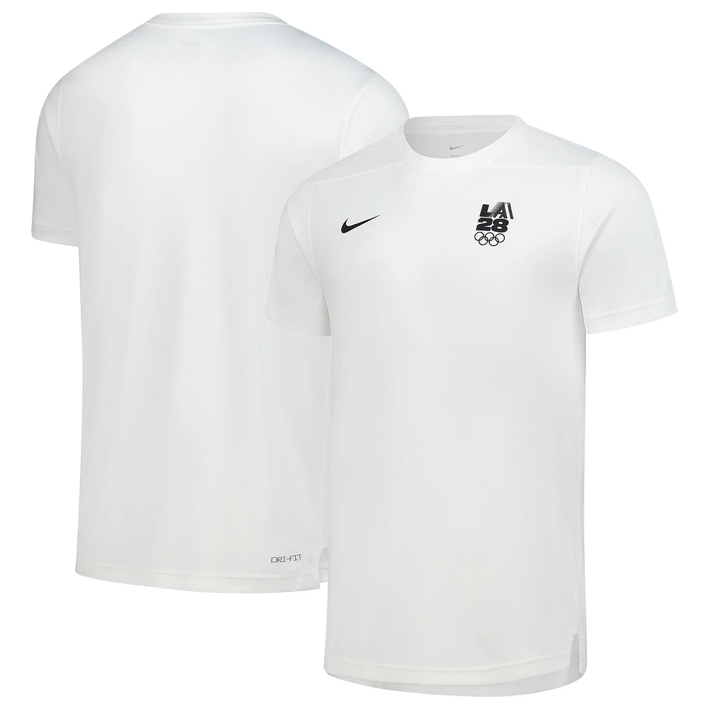Men's Nike White LA28 Summer Olympics Coaches T-Shirt
