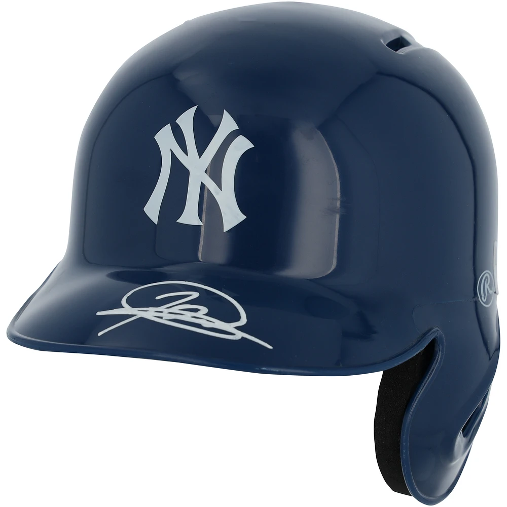 Jasson Domínguez New York Yankees Autographed Mini Batting Helmet