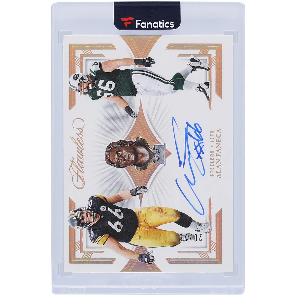 Alan Faneca Autographed 2023 Panini Flawless Career Progressions #CP-AF #20/25 Card