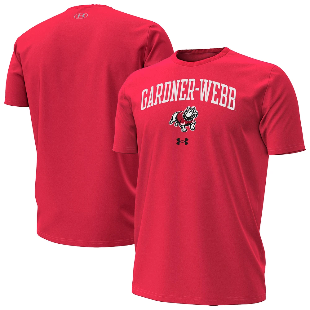 Men's Under Armour Red Gardner-Webb Bulldogs Performance T-Shirt