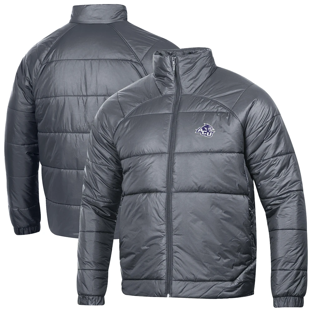 Men's Under Armour Gray Abilene Christian University Wildcats Insulate Full-Zip Jacket