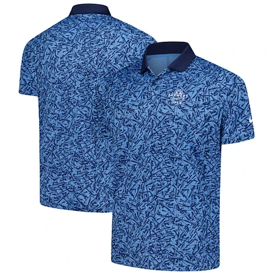 Men's Nike Navy Farmers Insurance Open Victory All-Over Print Performance Polo
