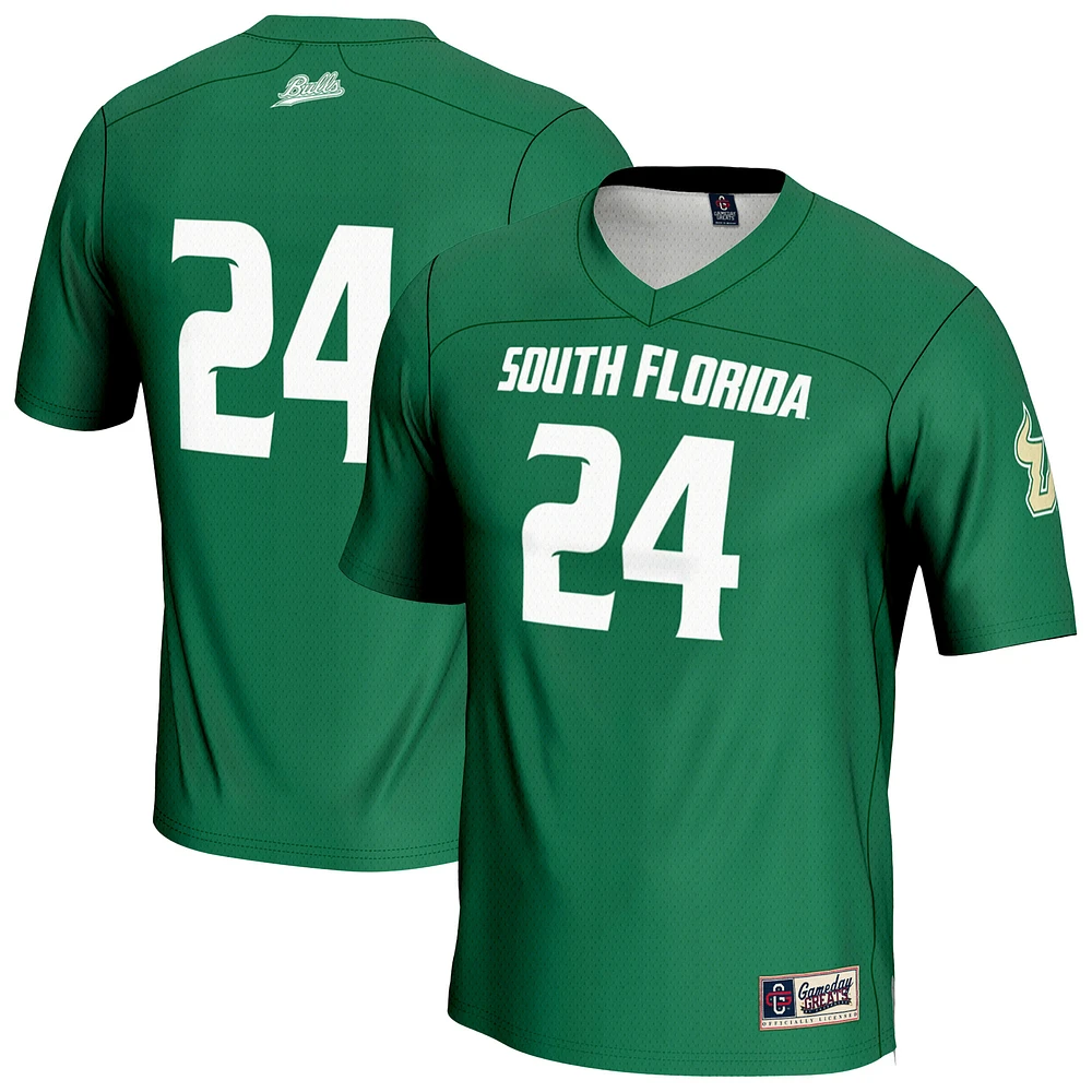 Unisex GameDay Greats #24 Green South Florida Bulls Lightweight Lacrosse Jersey