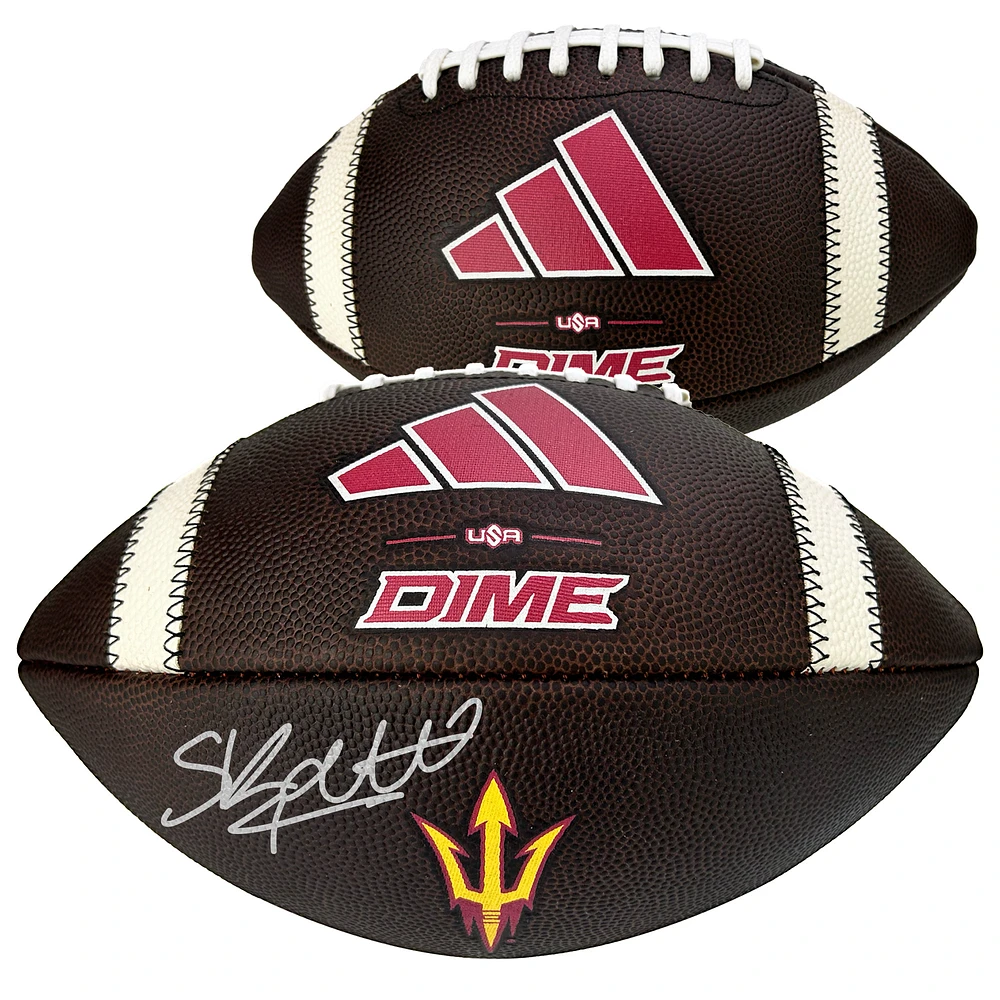 Cameron Skattebo Arizona State Sun Devils Autographed Official adidas Game Football