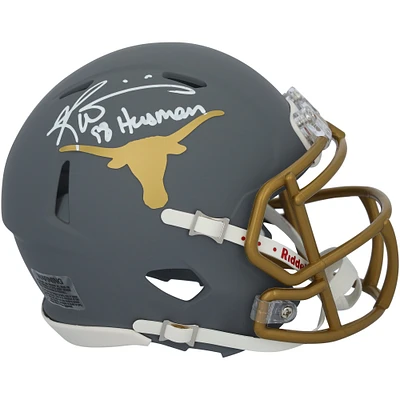 Ricky Williams Texas Longhorns Autographed Riddell Slate Speed Mini Helmet with "98 Heisman" Inscription