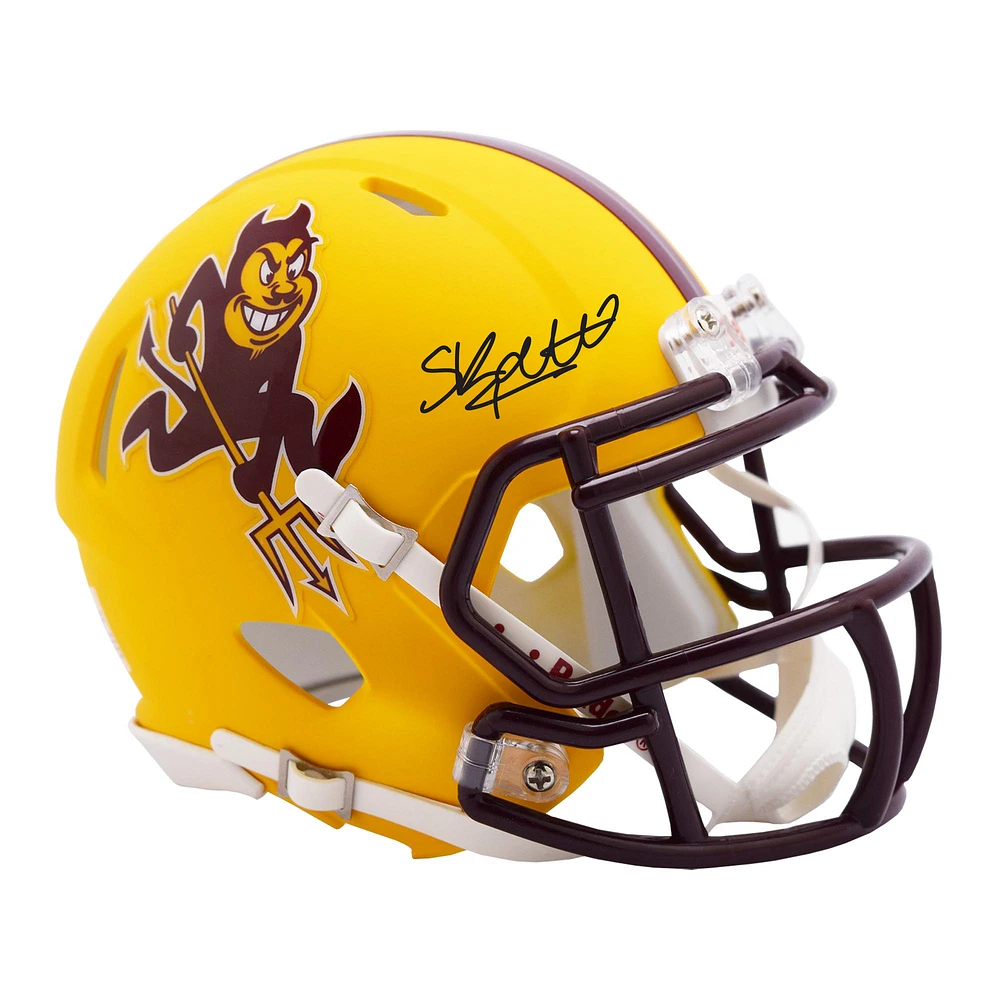 Cameron Skattebo Arizona State Sun Devils Autographed Sparky Riddell Speed Mini Helmet