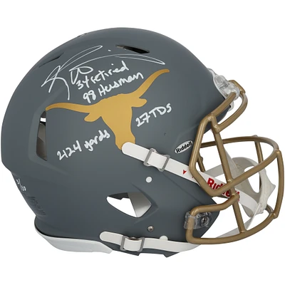 Ricky Williams Texas Longhorns Autographed Riddell Slate Speed Authentic Helmet with Multiple Inscriptions - Limited Edition of 10