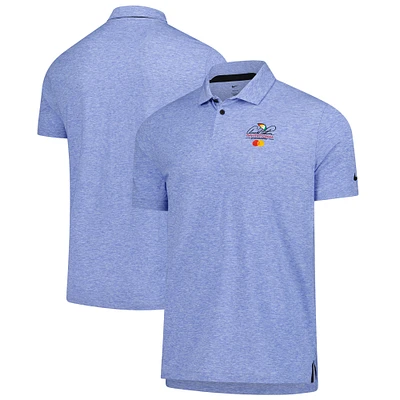 Men's Nike Royal Arnold Palmer Invitational Heather Tour Performance Polo