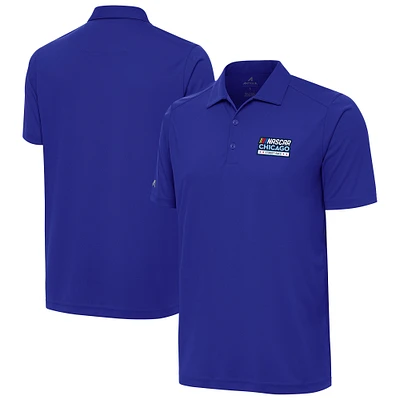 Men's Antigua Royal NASCAR Chicago Street Race Tribute Polo