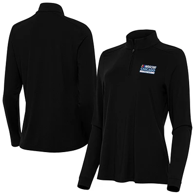 Women's Antigua NASCAR Chicago Street Race Intent Quarter-Zip Top